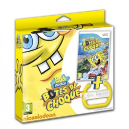 Bob Esponja Botes de Choque + Volante - Wii