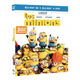 Los Minions(DVD + BD + BD3D)