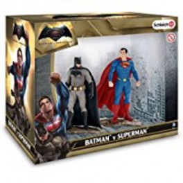 DC Comics Schleich Set 2 Figuras, Batman y Superma