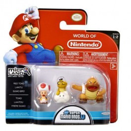 Nintendo - Figura Red Toad, Lakitu, Super Sumo Bro