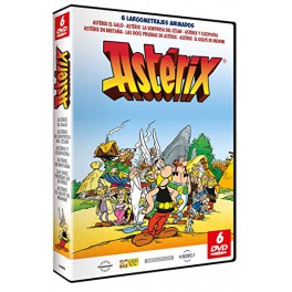 Pack Asterix 6 DVD Animación