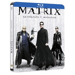 Pack matrix trilogia+animatrix black metal edition