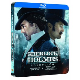 Pack sherlock holmes 1+2 black metal edition blu-r