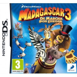 Madagascar 3: de marcha por Europa - NDS