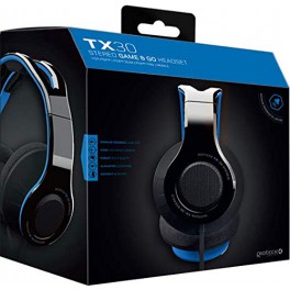 Gioteck - Auricular Estereo con cable azul y negro